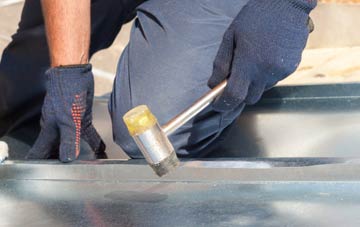 Three Cups Corner metal flat roofing repairs